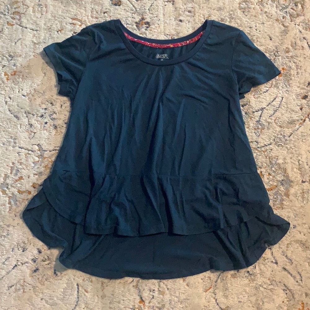 Dark blue top